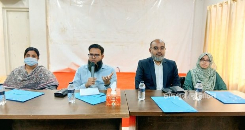 চাঁদপুরে জলবায়ু পরিবর্তনের প্রভাবে স্বাস্থ্যঝুঁকি মোকাবিলা ও প্রতিরোধে অবহিতকরণ সভা