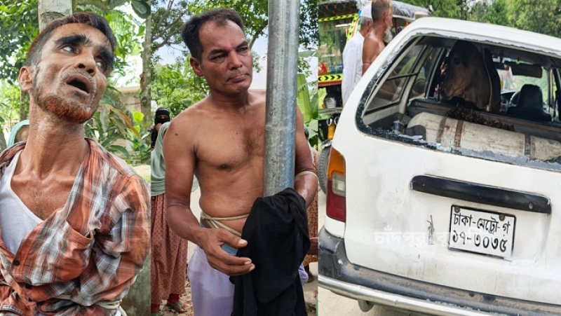মতলব উত্তরে দিবালোকে প্রাইভেটকারে বাছুর চুরির চেষ্টা, আটক ২